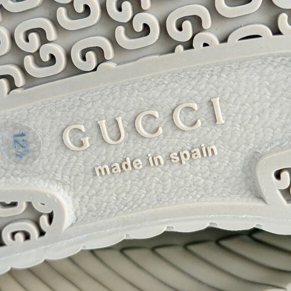 Gucci Tortuga Macro GG Canvas High-Top Sneaker Camel Ebony Sz 12.5 NIB main image 7